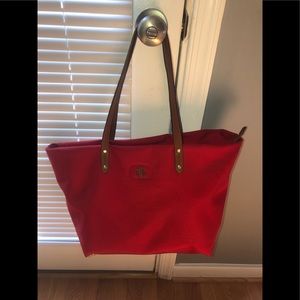 Red Ralph Lauren Tote